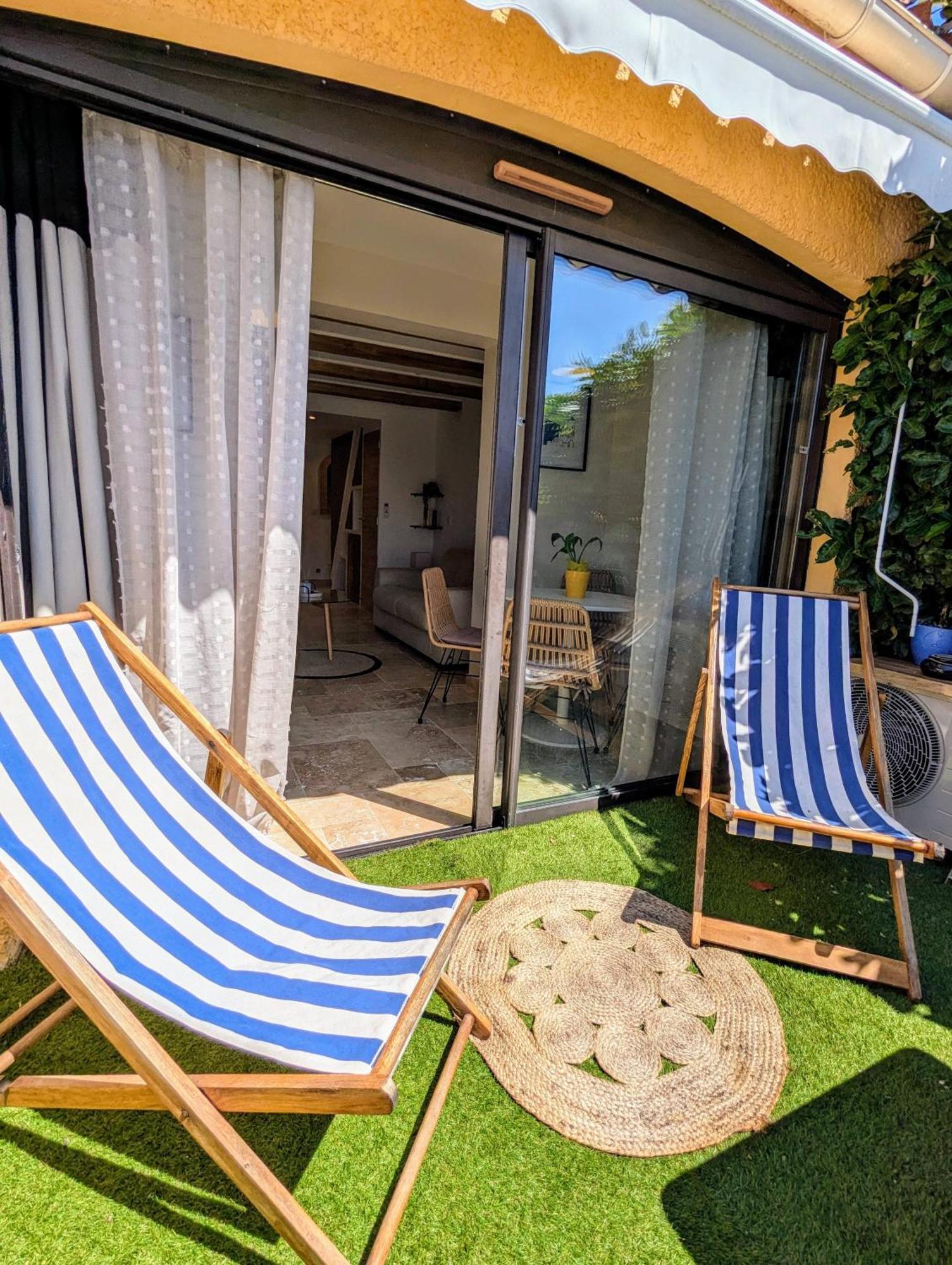 Evasion Au Calme - Maison Cosy Avec Piscine Et Tennis Saint-Vallier-de-Thiey Eksteriør bilde